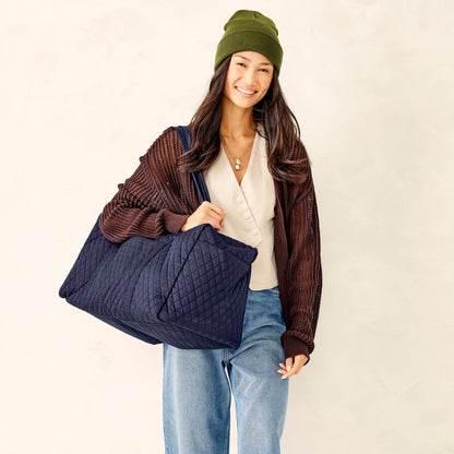 Large Original Duffel Bag-Peacoat-Image 2-Vera Bradley