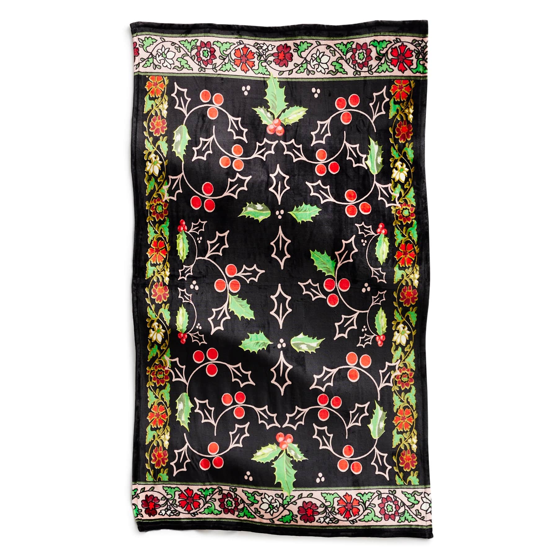 Plush Throw Blanket-Holly-Image 2-Vera Bradley