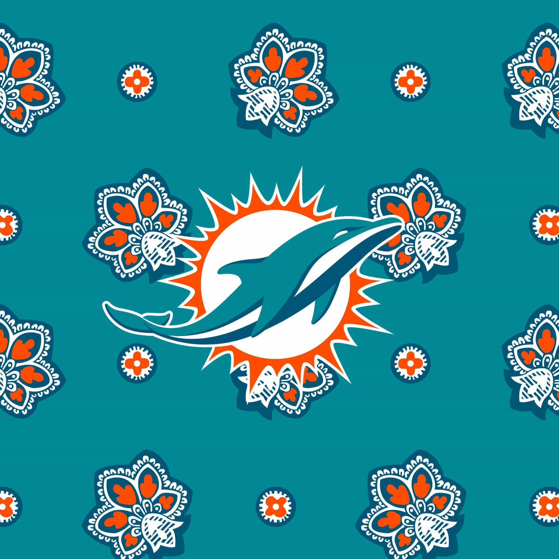NFL Mini Belt Bag-Miami Dolphins Bandana-Image 3-Vera Bradley