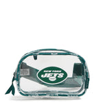 NFL Clear Small Belt Bag-New York Jets Bandana-Image 1-Vera Bradley